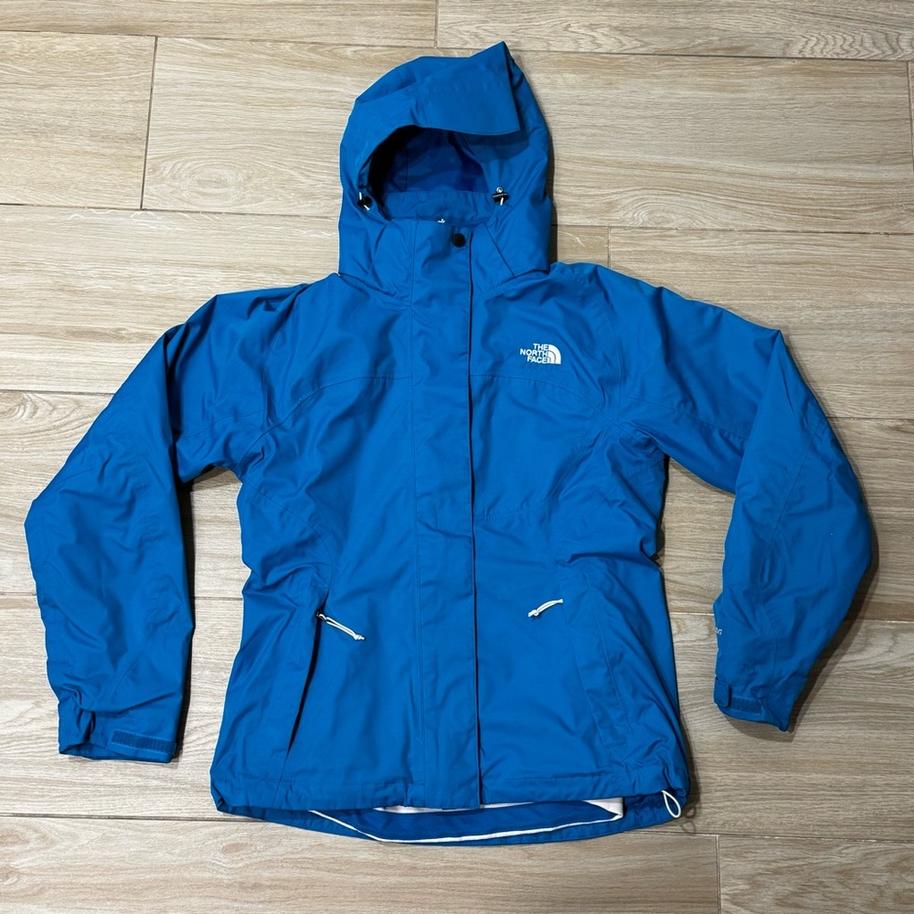 The North Face Vibrant Blue Hooded Ski Jacket